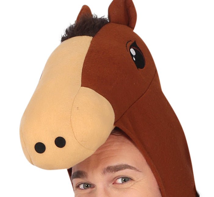 Costume de cheval Marron