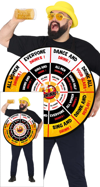 Costume de jeu de boisson pour homme