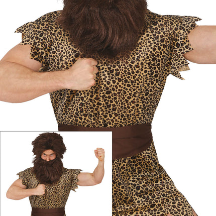 Pénis en costume d'homme des cavernes