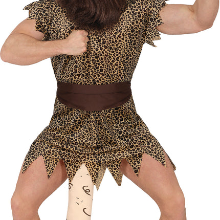 Pénis en costume d'homme des cavernes