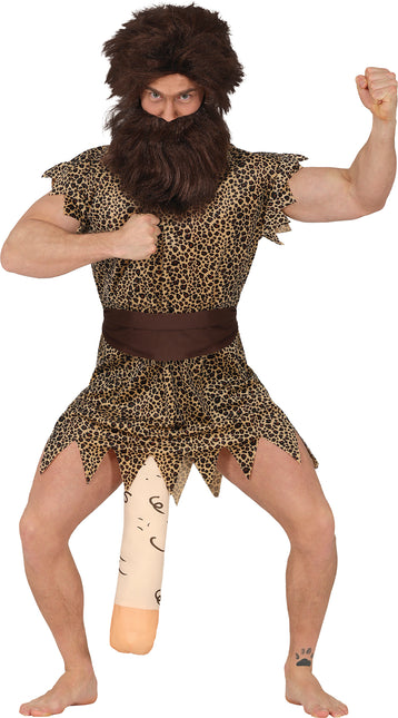 Pénis en costume d'homme des cavernes