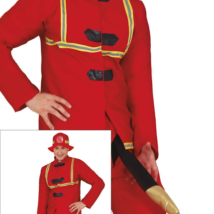 Costume de pompier 4 pièces