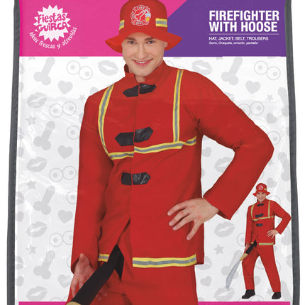 Costume de pompier 4 pièces