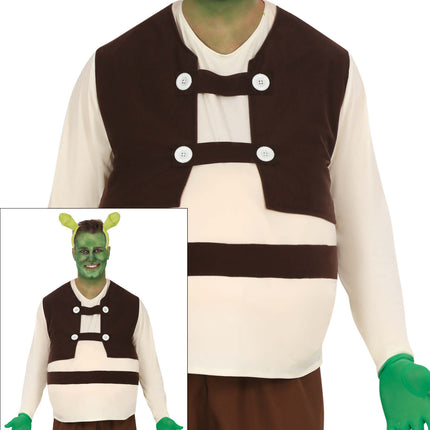 Costume de monstre des marais pour homme