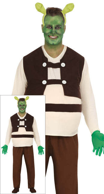 Costume de monstre des marais pour homme