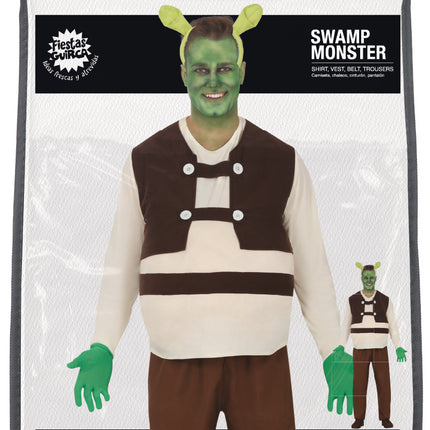 Costume de monstre des marais pour homme