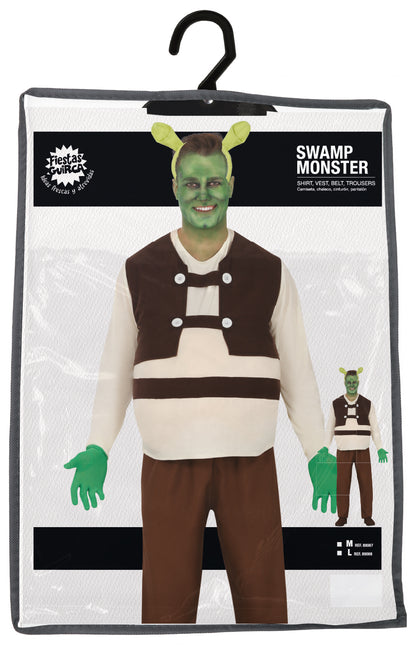 Costume de monstre des marais pour homme
