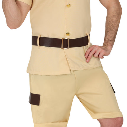 Costume de jungle homme 3 pièces