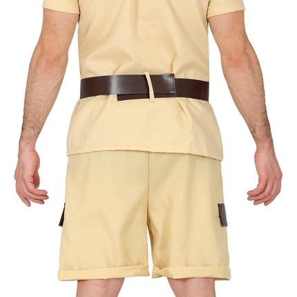 Costume de jungle homme 3 pièces