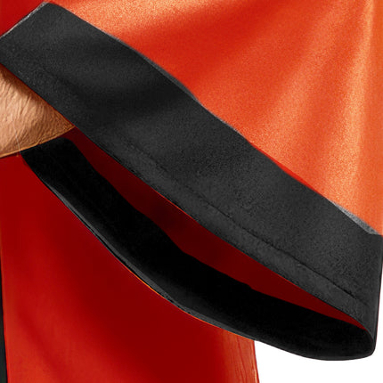 Kimono rouge noir 3 pièces pour hommes