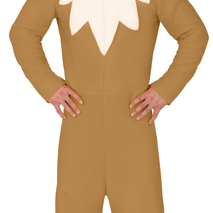 Fox Onesie Marron Beige