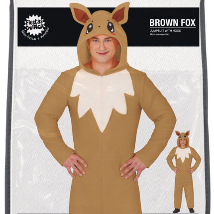 Fox Onesie Marron Beige