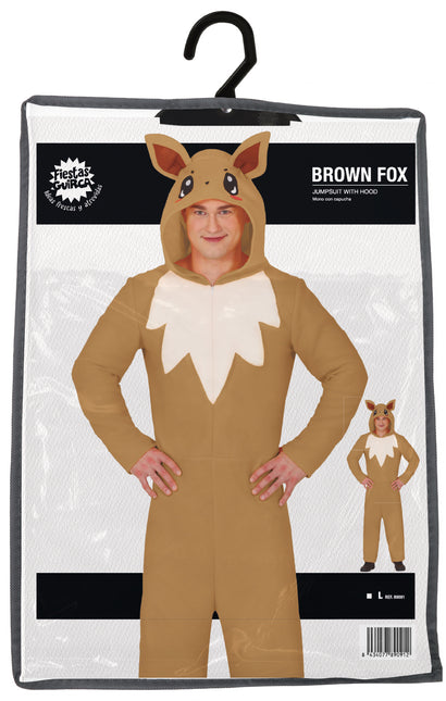 Fox Onesie Marron Beige
