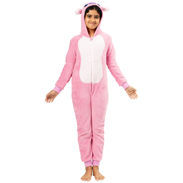 Onesie Stitch Fille Rose Ange