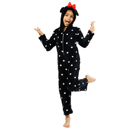 Minnie Mouse Onesie Noir Rouge Fille