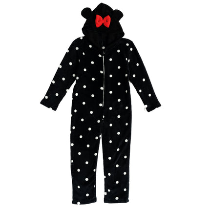 Minnie Mouse Onesie Noir Rouge Fille