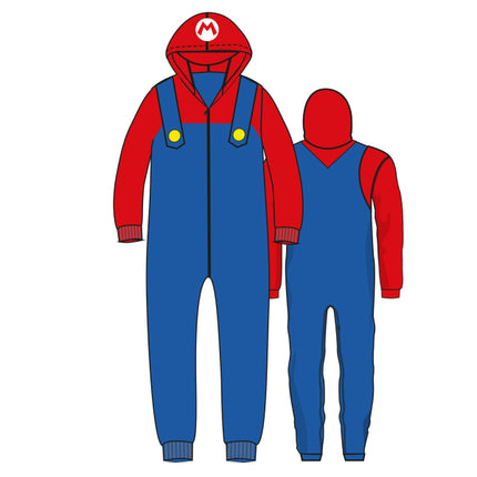 Onesie Super Mario Rouge Bleu