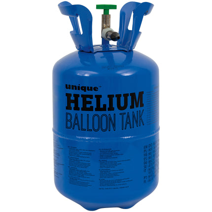 Réservoir d'hélium avec 30 ballons et ruban