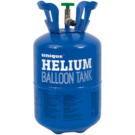Réservoir d'hélium avec 30 ballons et ruban