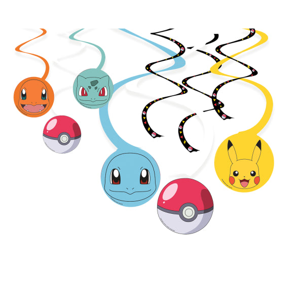 Set de décoration Pokemon 60cm 6 pièces
