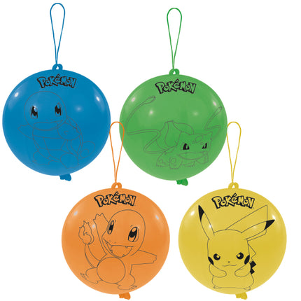 Ballons Pokemon colorés 40.5cm 4pcs
