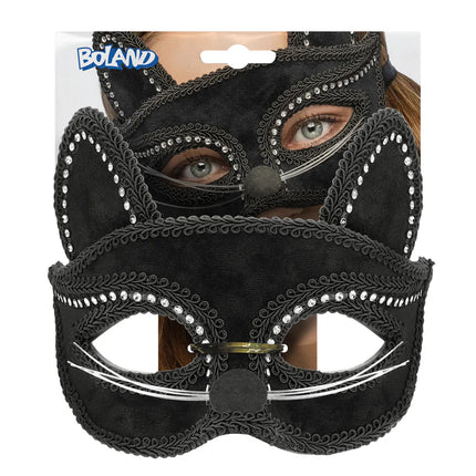 Demi-masque « Charming cat »