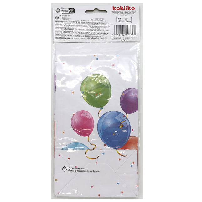 Ballons étincelants Fsc Sacs de fête en papier 4St