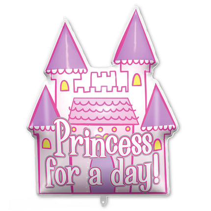 Princesse Ballon à l'hélium violet rose feuille d'aluminium vide 94cm