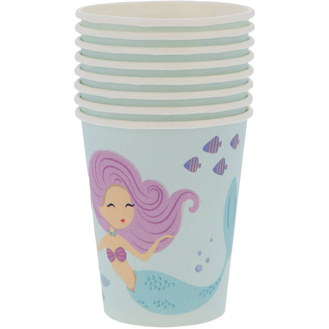 Gobelets Mermaid 250ml 8pcs