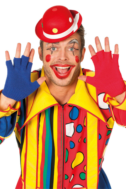 Chapeau melon rouge Mini clous