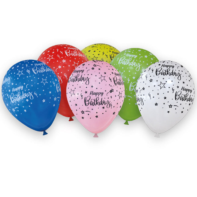 Party Essentials Fsc "Happy Birthday" Ballons 6St