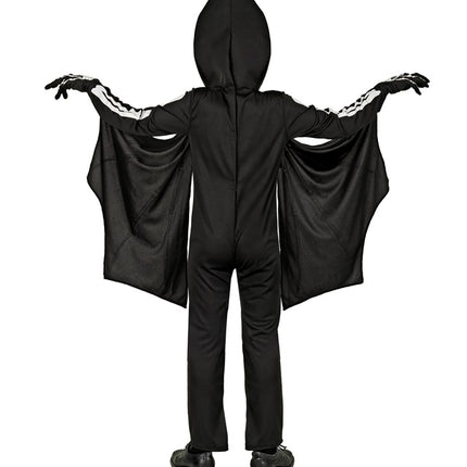 Costume d'Halloween Chauve-souris enfant noir et blanc