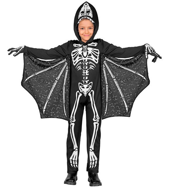 Costume d'Halloween Chauve-souris enfant noir et blanc