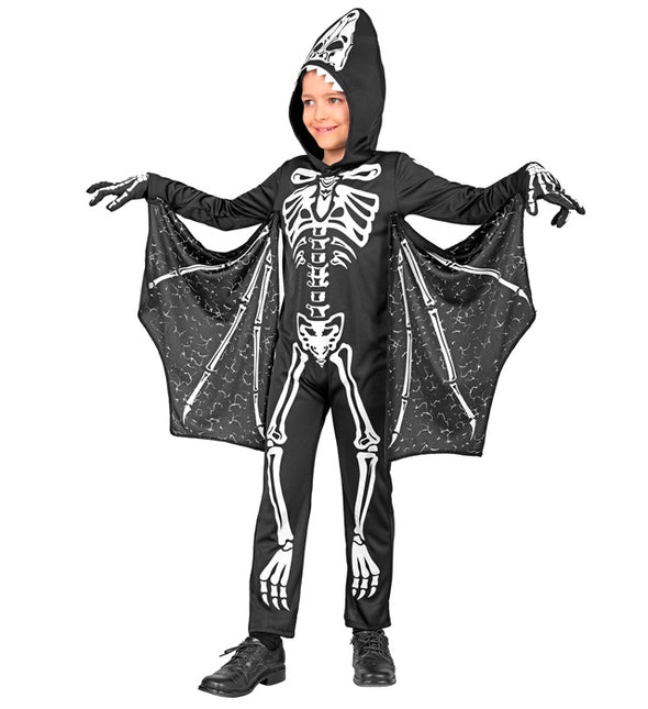 Costume d'Halloween Chauve-souris enfant noir et blanc