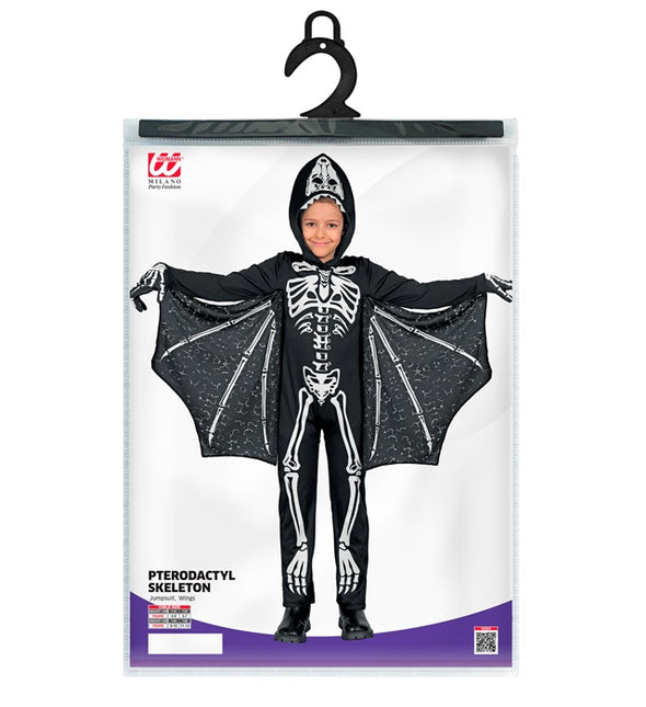 Costume d'Halloween Chauve-souris enfant noir et blanc