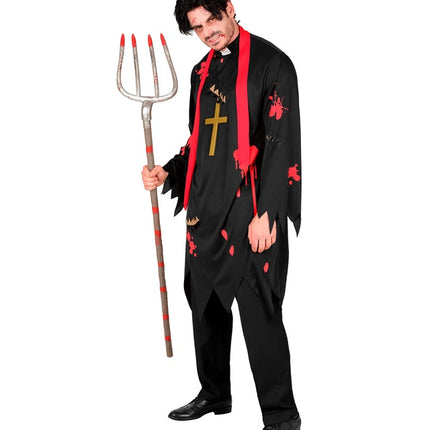 Costume d'Halloween Prêtre zombie pour homme