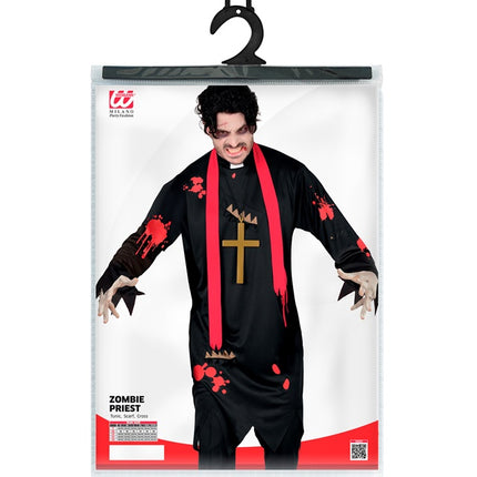Costume d'Halloween Prêtre zombie pour homme