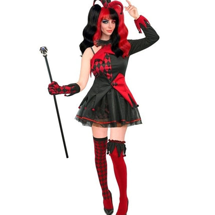 Robe d'Halloween pour femme « Bouffon »