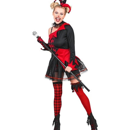 Robe d'Halloween pour femme « Bouffon »