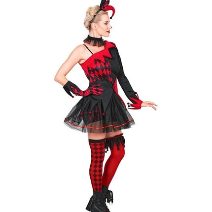 Robe d'Halloween pour femme « Bouffon »