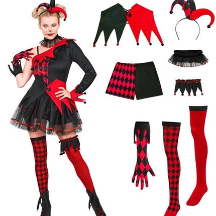 Robe d'Halloween pour femme « Bouffon »
