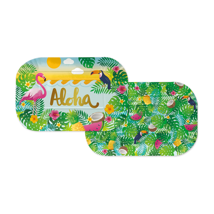 Plat de service Hawaii Aloha, lot de 2