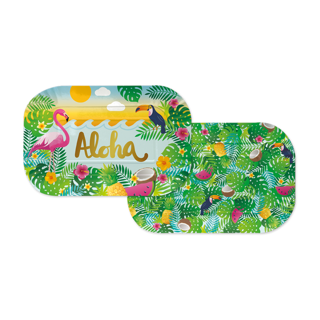 Plat de service Hawaii Aloha, lot de 2