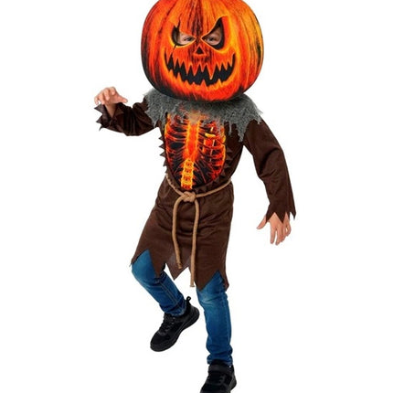 Costume d'Halloween pour enfant : citrouille effrayante