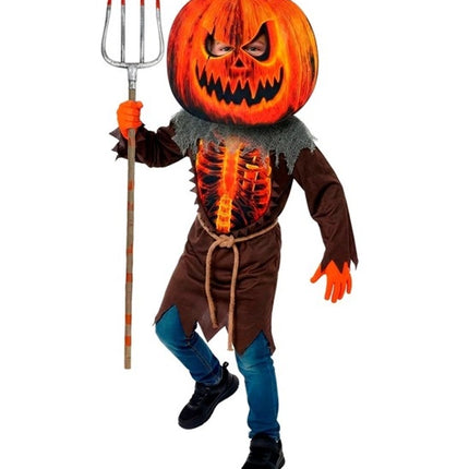 Costume d'Halloween pour enfant : citrouille effrayante