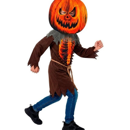 Costume d'Halloween pour enfant : citrouille effrayante
