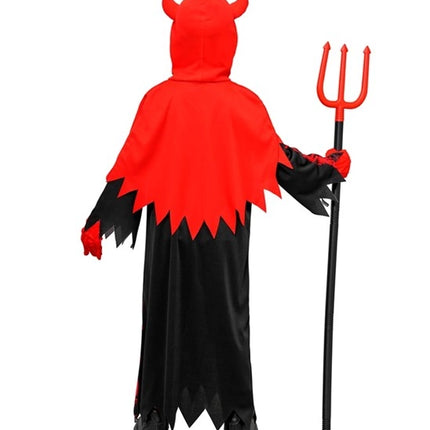 Costume d'Halloween : le diable en feu