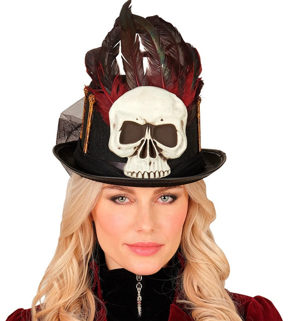 Chapeau d'Halloween High Voodoo And Bones