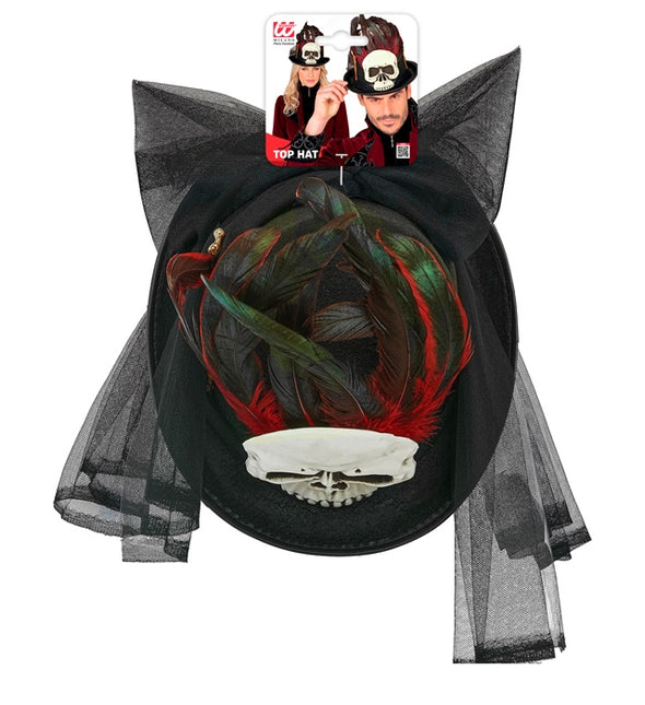 Chapeau d'Halloween High Voodoo And Bones