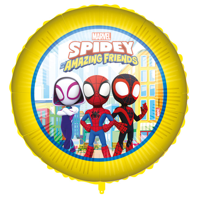 Spidey & His Amazing Friends Spidey & His Amazing Friends Ballon de baudruche 46Cm 1Stand